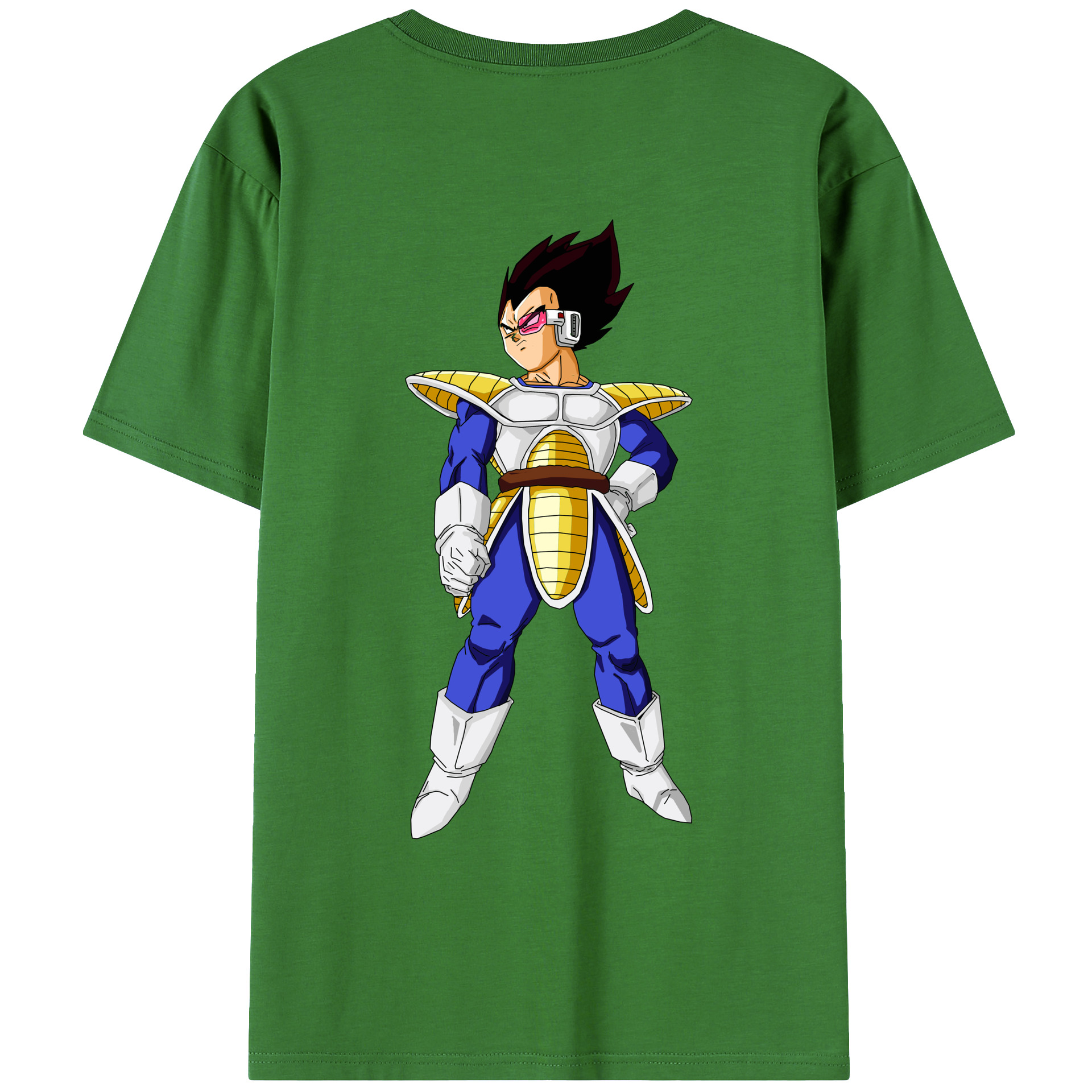 （画像用） ドラゴンボール ベジータ四世（Bejīta Yonsei）DRAGON BALL Vegeta IV レディース半袖Tシャツ(バックプリント)